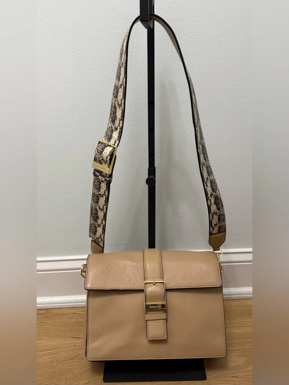 Louise et Cie Leather Top Handle Bag